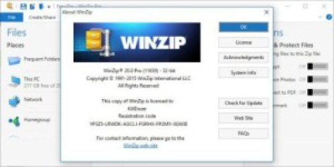 winzip pro activation code list latest version